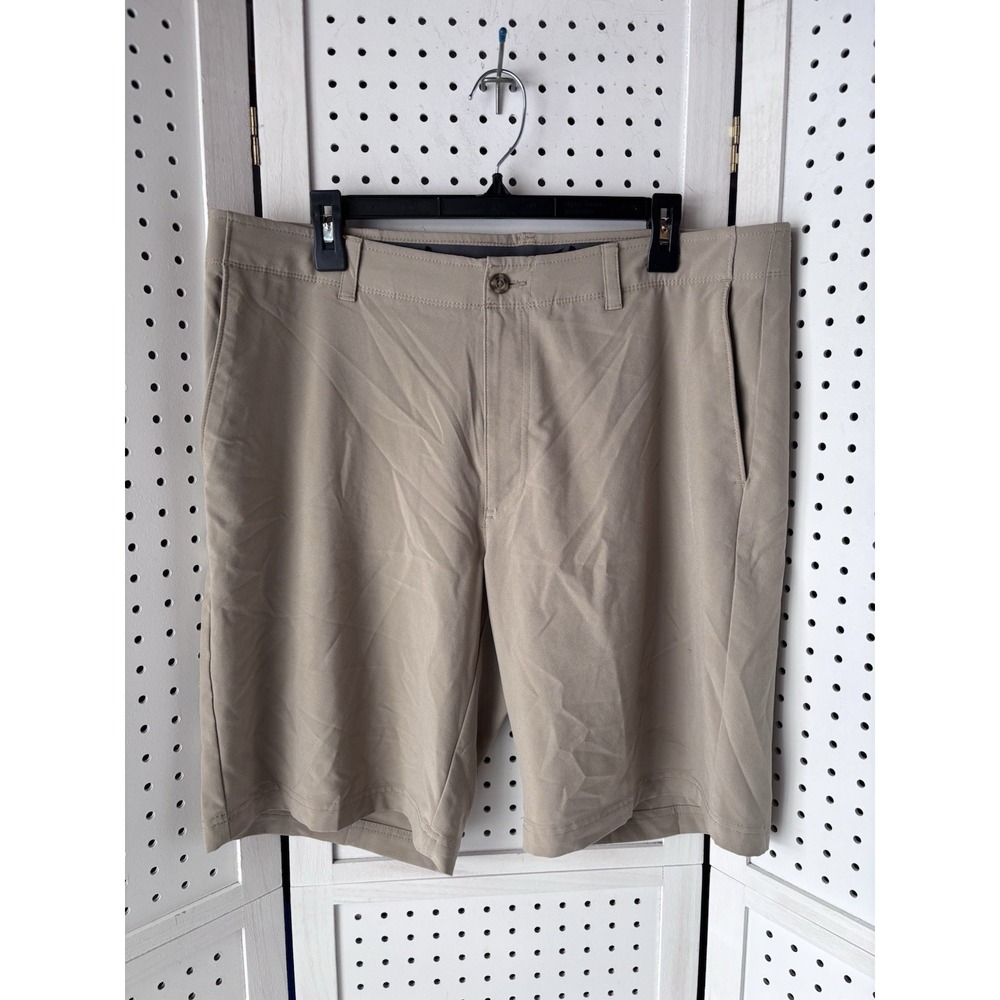 Grand Slam Beige‎ Tan Performance Golf Shorts Men's 38 Stretch